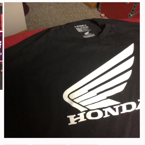 HONDA /FOX RACING tshirt - Picture 3 of 3